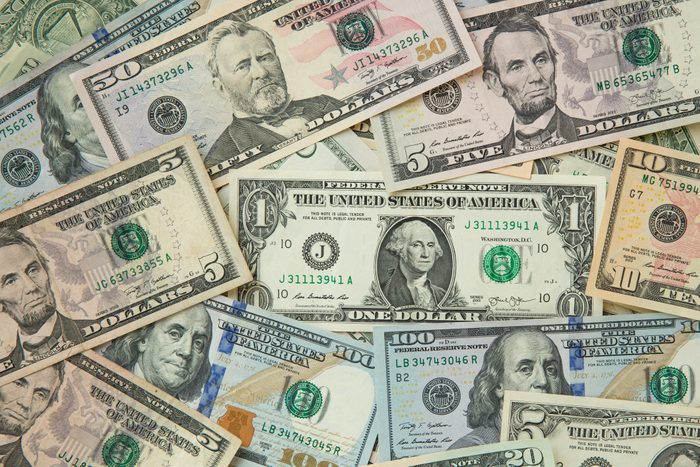 american currency in different amounts