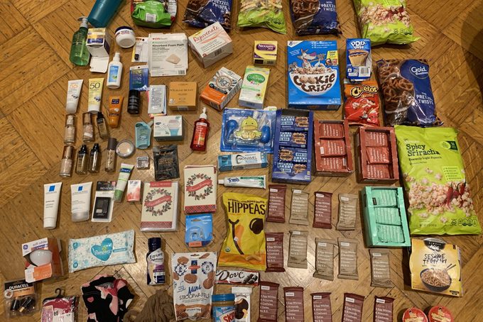 garbage found from trash walker Anna Sacks