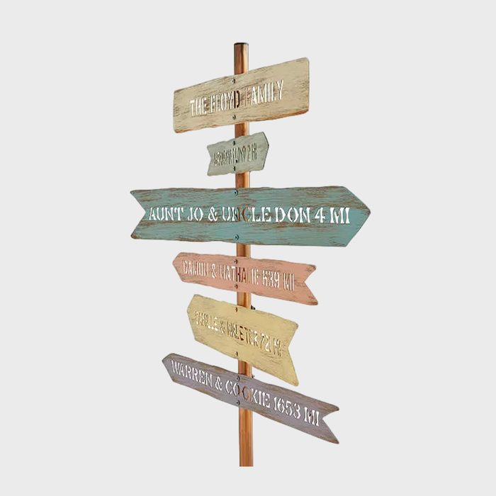 Personalized Family Member Signpost
