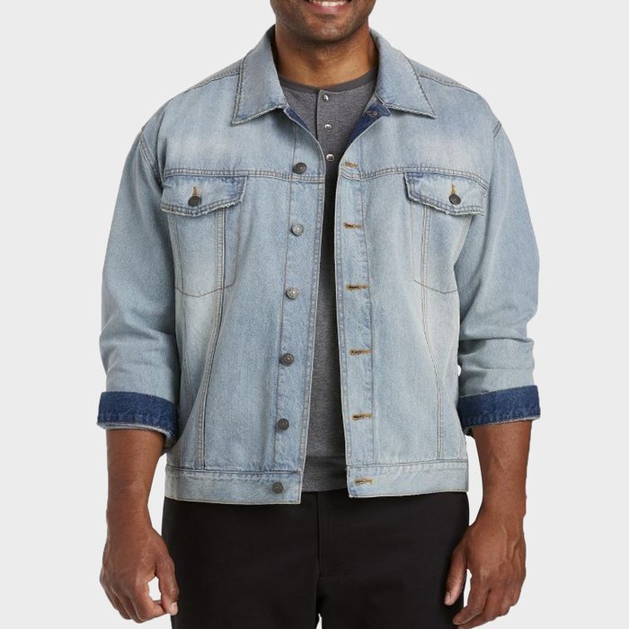 True Nation Light Wash Denim Jacket Via Merchant Target.com