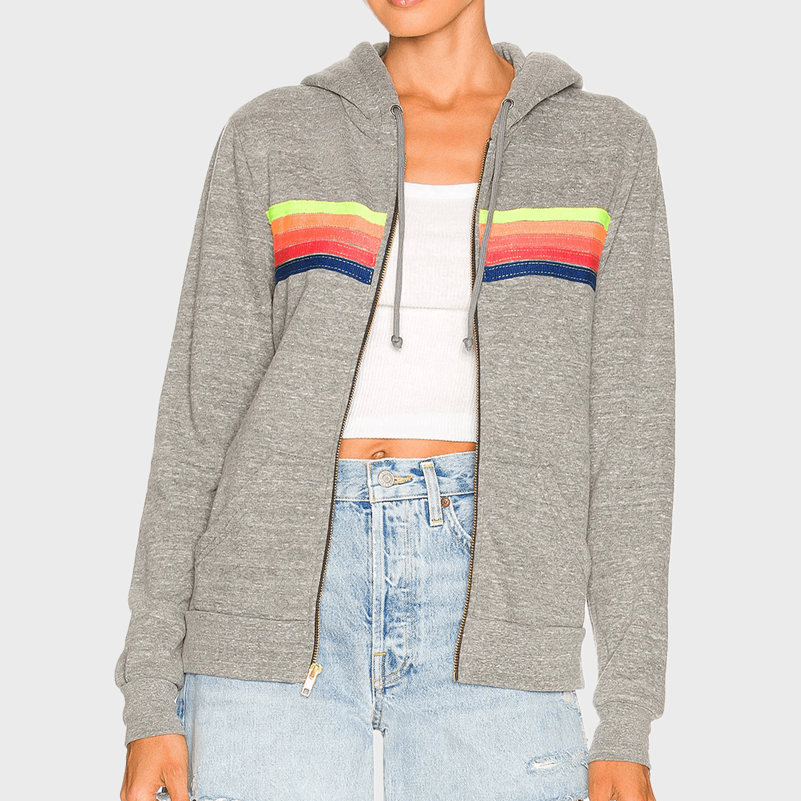 Aviator Nation 5 Stripe Zip Hoodie Ecomm Via Revolve 001