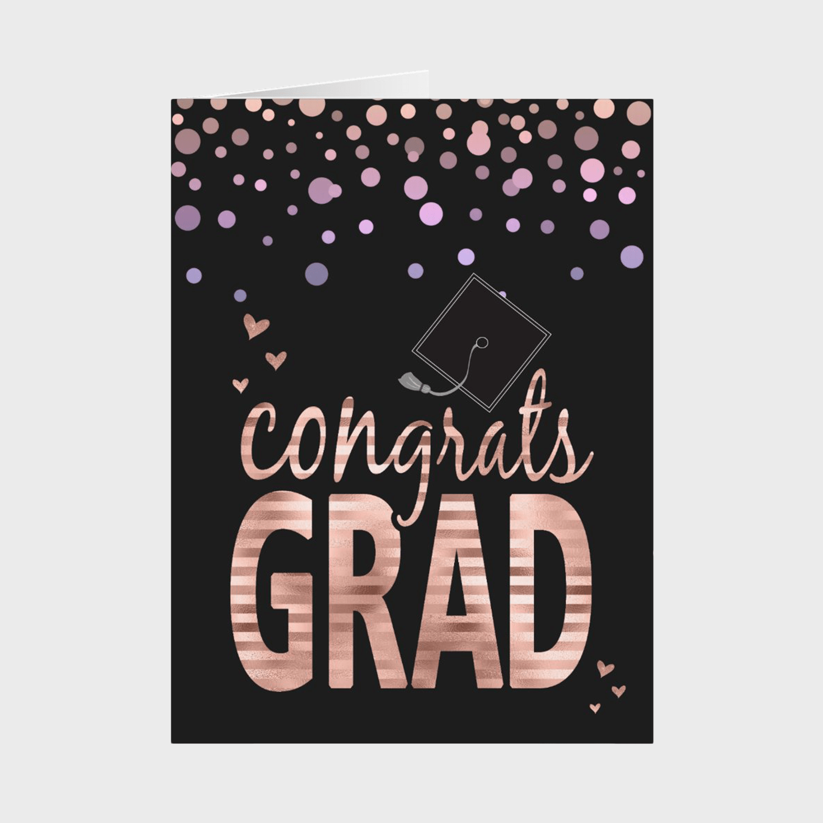 Congrats Grad Faux Blush Ecomm Via Zazzle