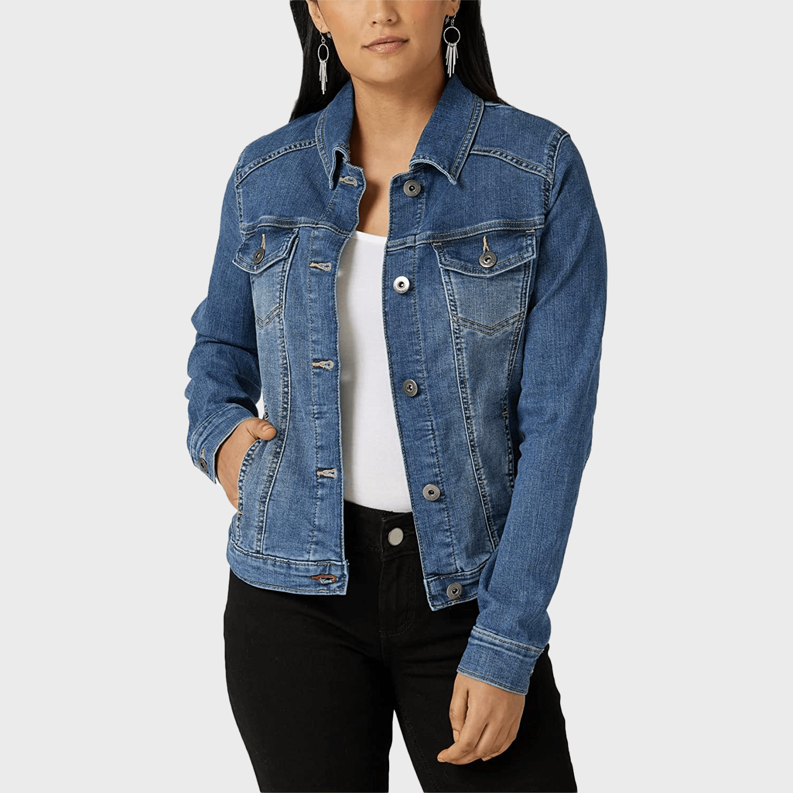 Wrangler Authentic Denim Jacket Ecomm Via Amazon