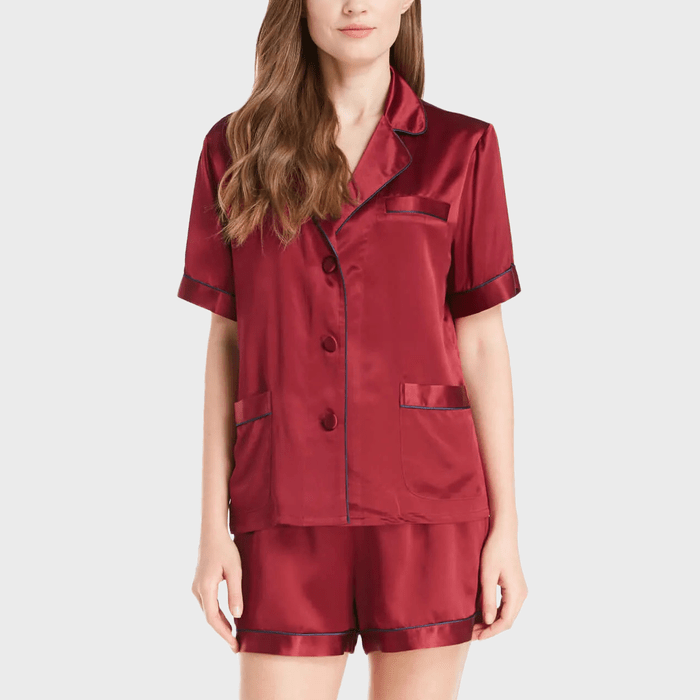 22 Momme Summer Women Silk Pajamas Set Ecomm Via Lilysilk