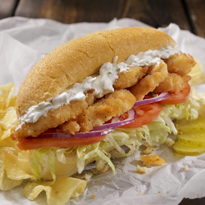 Fried Catfish Po Boy Sub