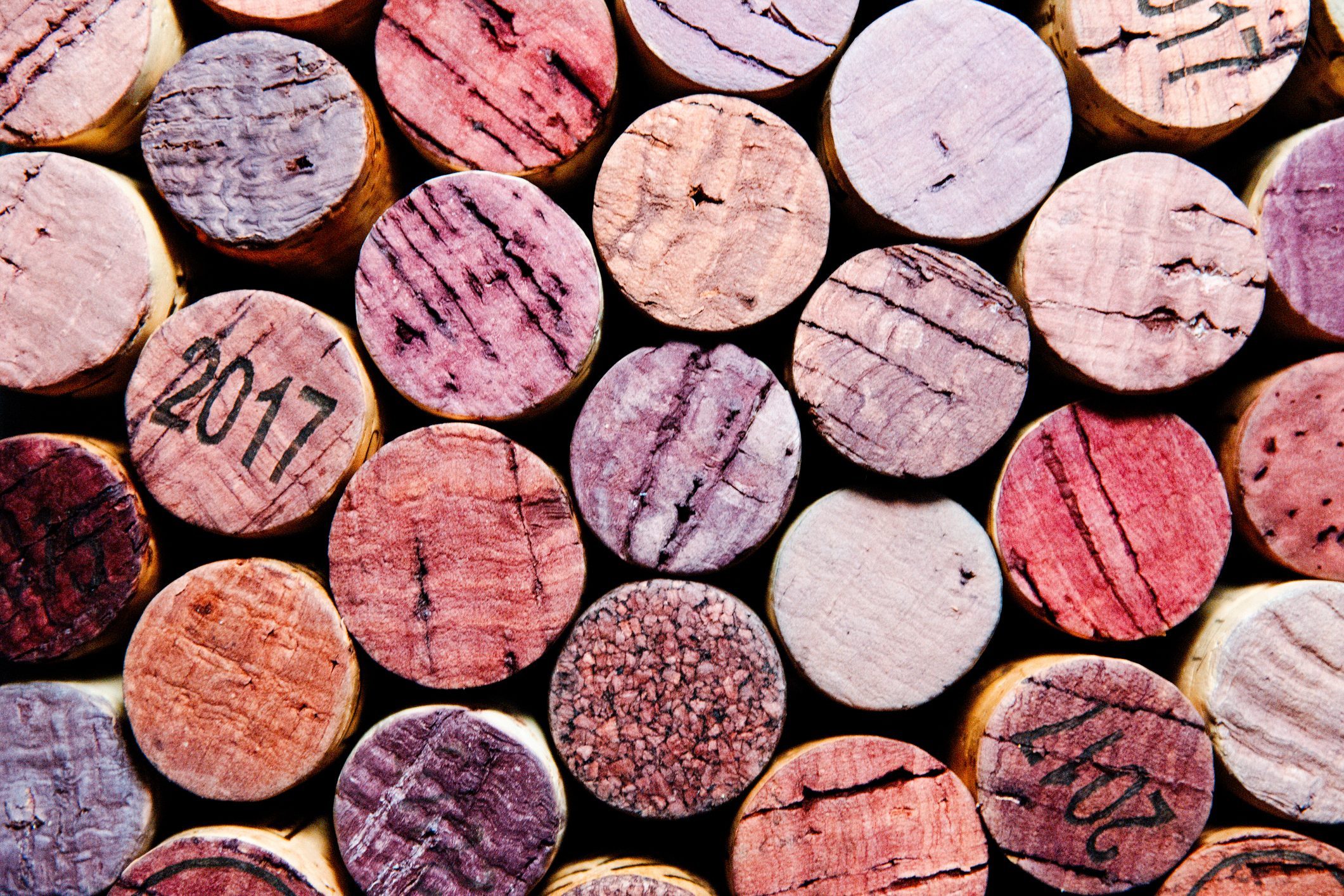 Corks of wine bottles, Paris, France