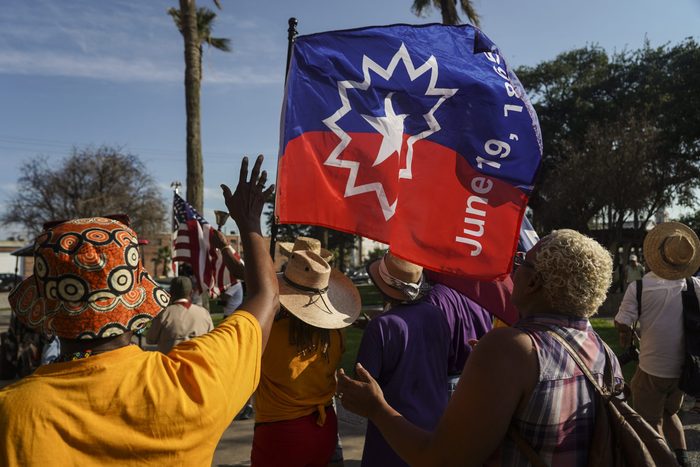 Juneteenth walk in galveston texas