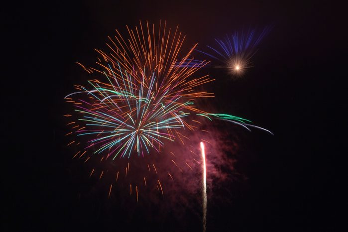 Holiday Fireworks in Summer