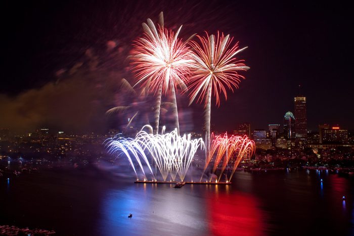 4th of July Fireworks in Boston