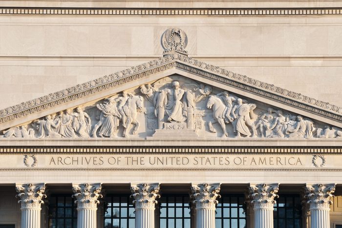 National Archives of the United States building