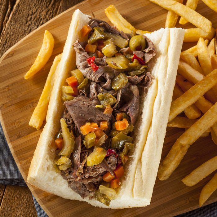 Hearty Italian Beef Sandwich