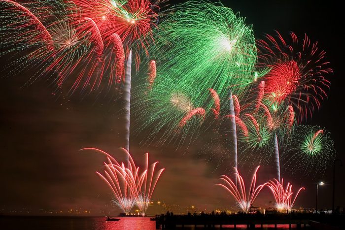 Fireworks at Sailfest