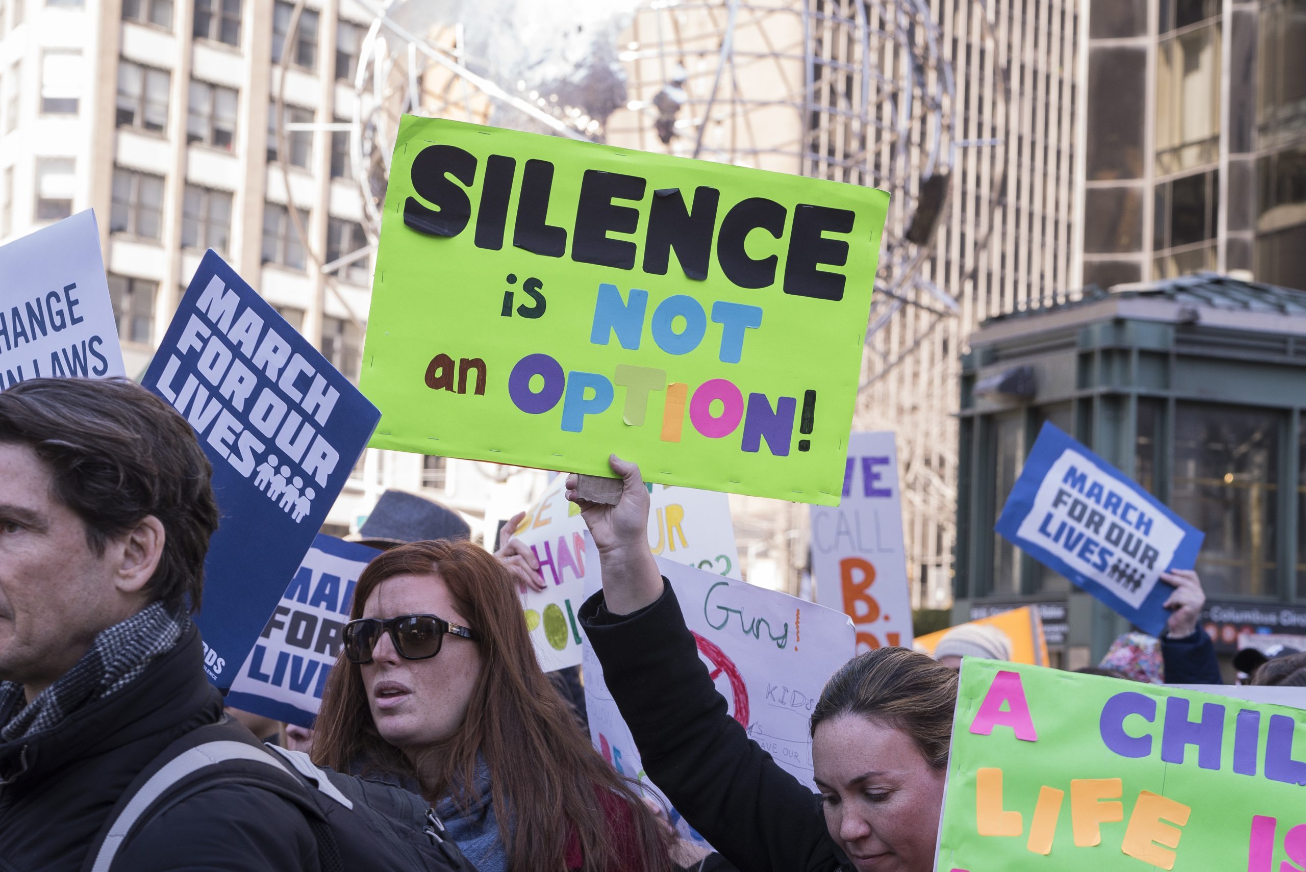 Demonstrators At March For Our Lives Rally