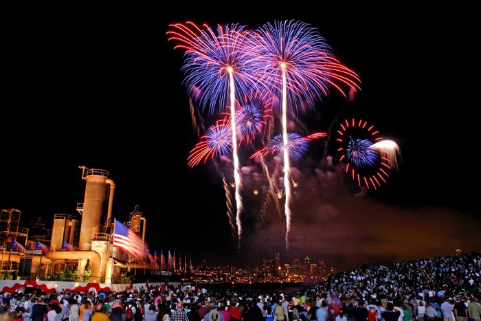 Seattle Fireworks at Gasworks Park