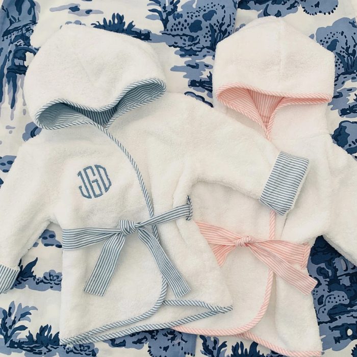 Monogrammed Infant Robe