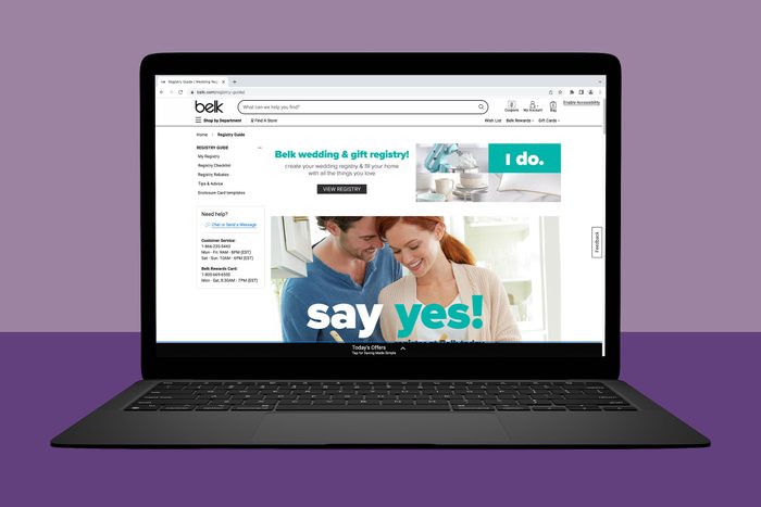 Rd 40 Best Wedding Registries Via Belk.com