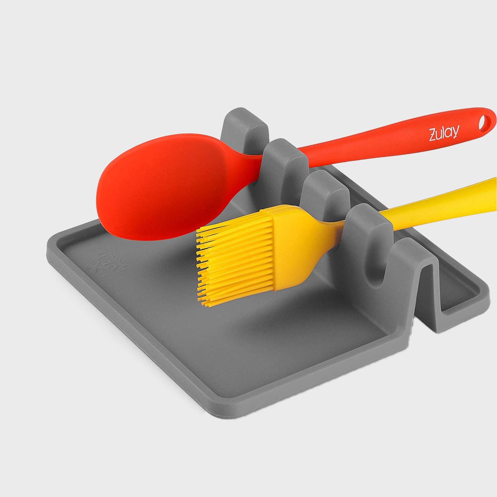 Rd Ecomm Silicone Utensil Rest With Drip Pad For Multiple Utensils Via Amazon.com