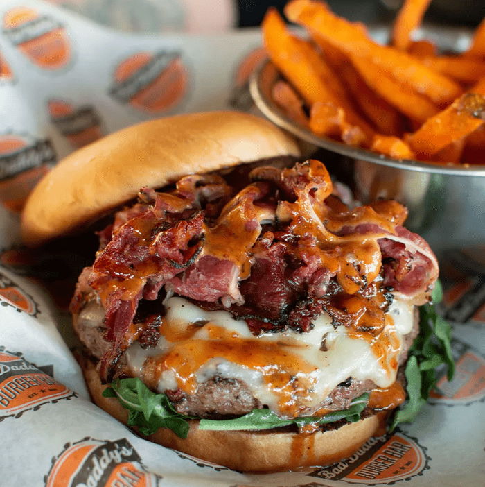 Utah state sandwich pastrami burger