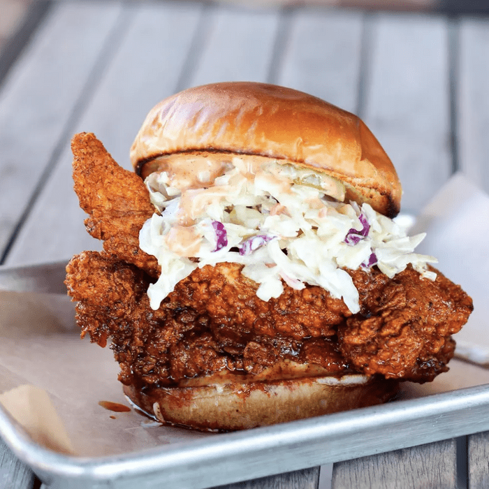 hot chicken sandwich