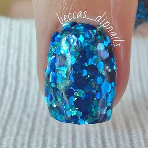 Blue Sparkly Nail Polish Ecomm Via Etsy