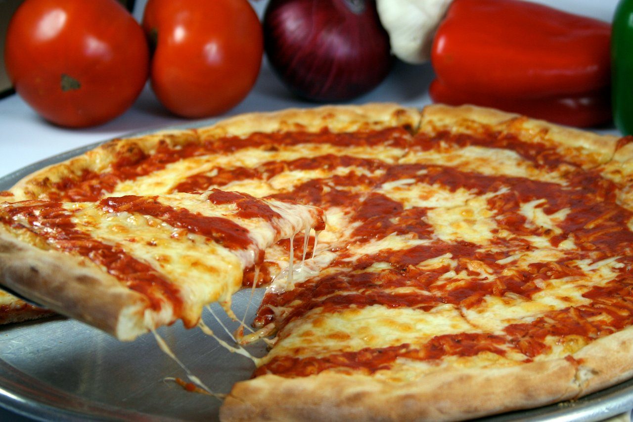 Classic Cheese At Grottos Pizza In Delaware Via Tripadvisor