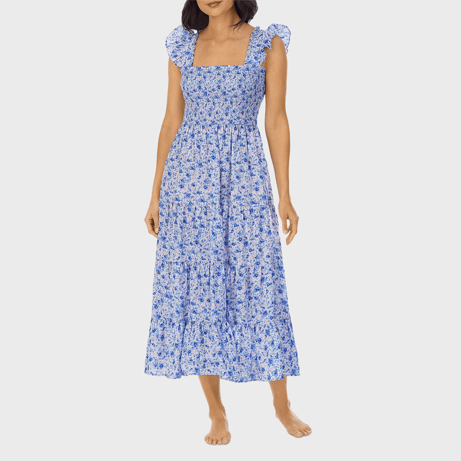 Eileen West Short Sleeve Long Nightgown Ecomm Via Bloomingdales