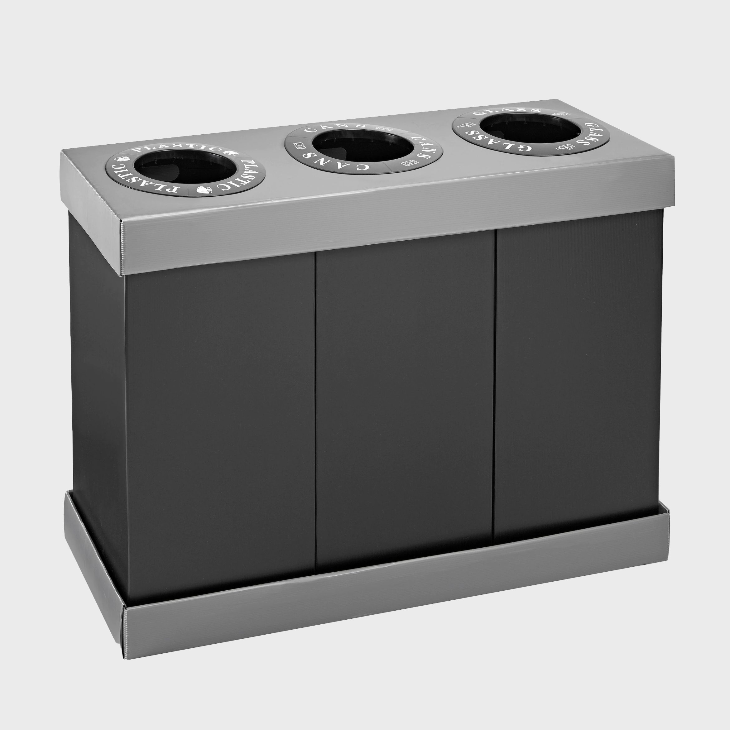 Alpine Industries 28 Gallon Black Recycling Bin Ecomm Via Lowes.com