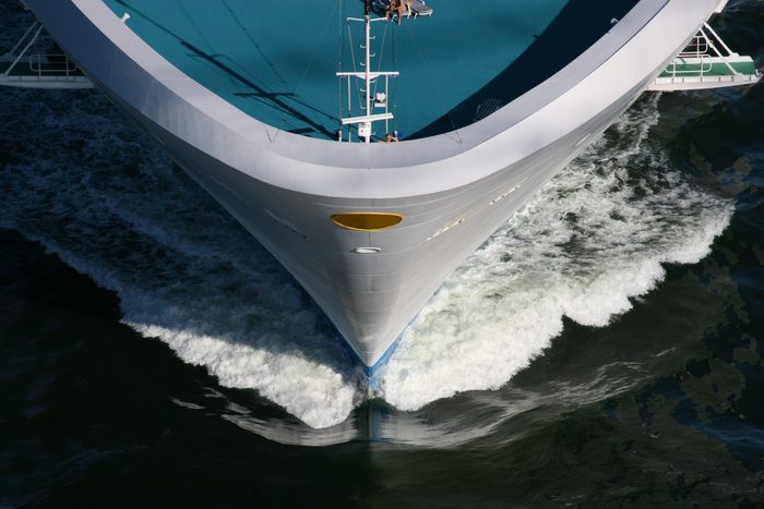 Bow Of Cruise Ship