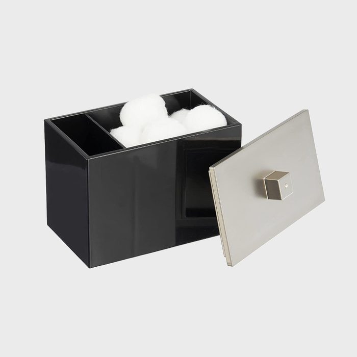 Rd Ecomm Mdesign Square Bathroom Vanity Countertop Divided Canister Jar Via Amazon.com