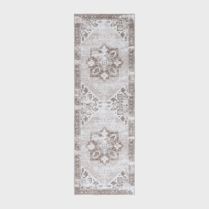 Safavieh Toscon Sage Machine Washable Border Distressed Runner Rug Ecomm Via Homedepot