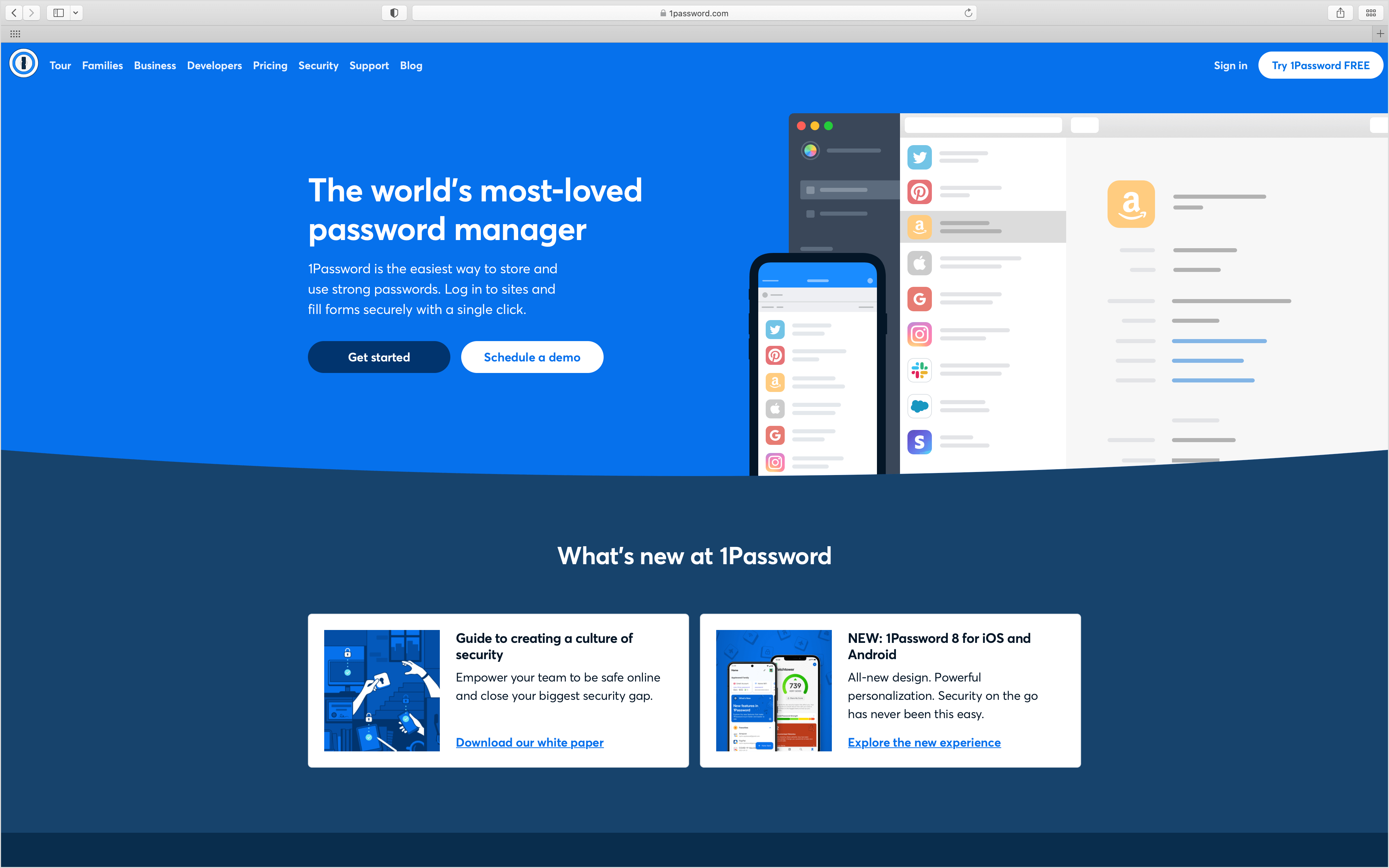 1 Password Homepage Ecomm Via 1password.com