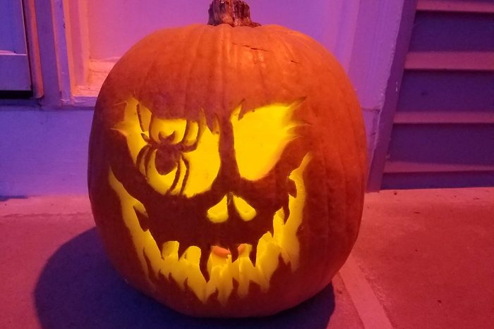 Carved Pumpkin for Halloween