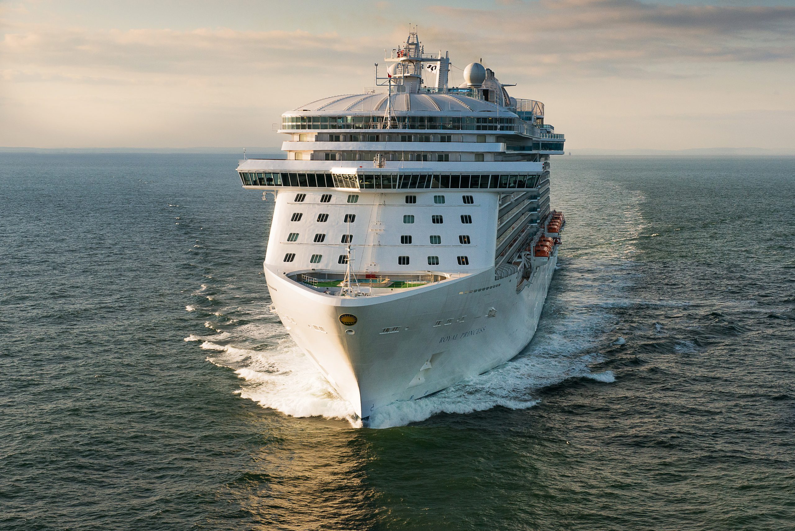 cruise ship in the ocean