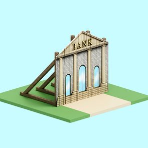 Fake bank 3d model