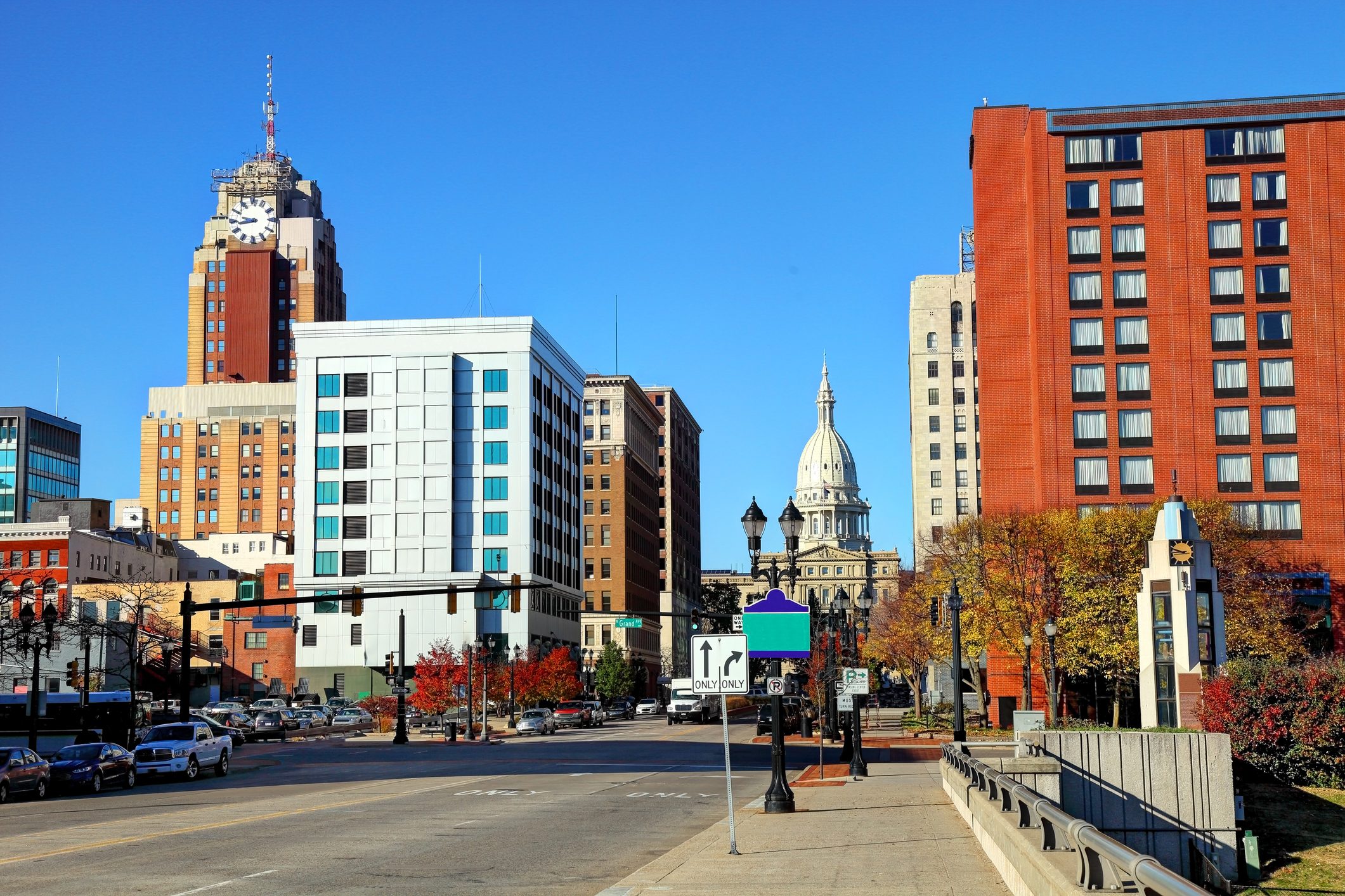 Downtown Lansing Michigan Skyline