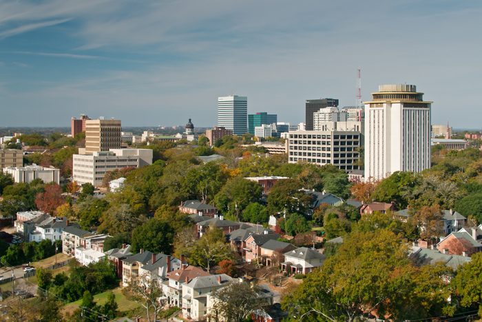 Columbia South Carolina city skyline