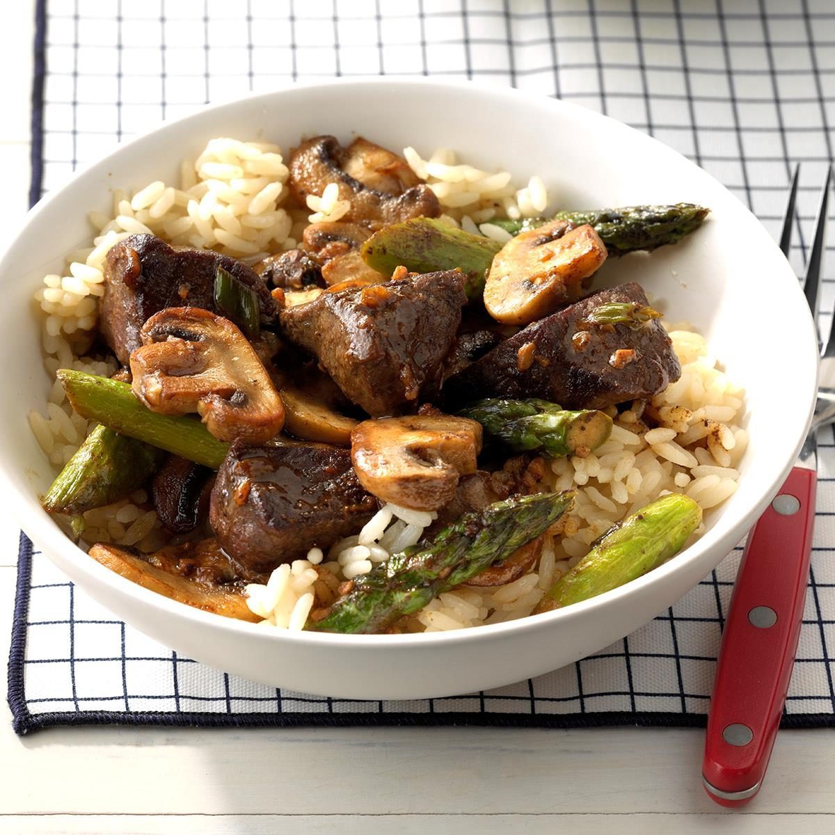 Asparagus Beef Saute