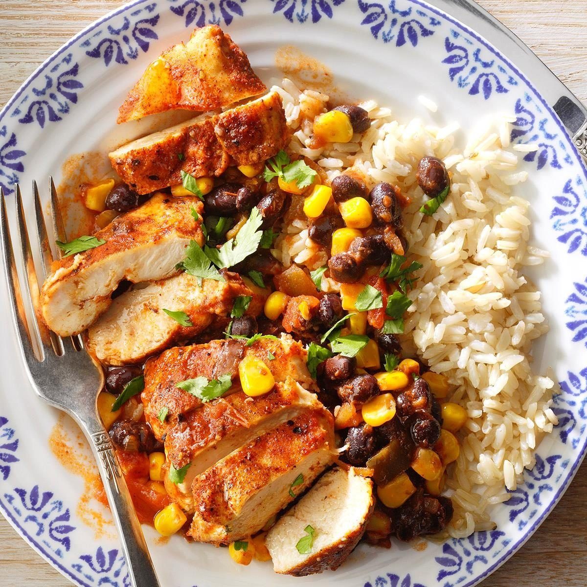 Black Bean Chicken With Rice