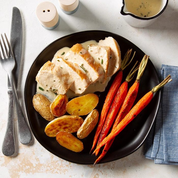 Chicken With Rosemary Butter Sauce
