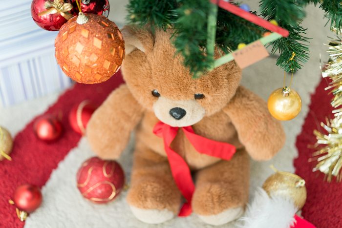 Christmas tree with Teddy bear