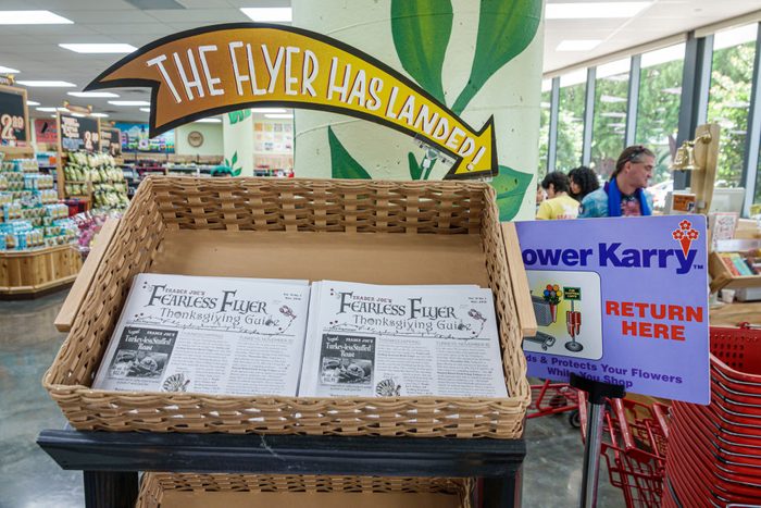 Florida, Miami Beach, Trader Joe's, grocery store, Fearless Flyer sales brochure
