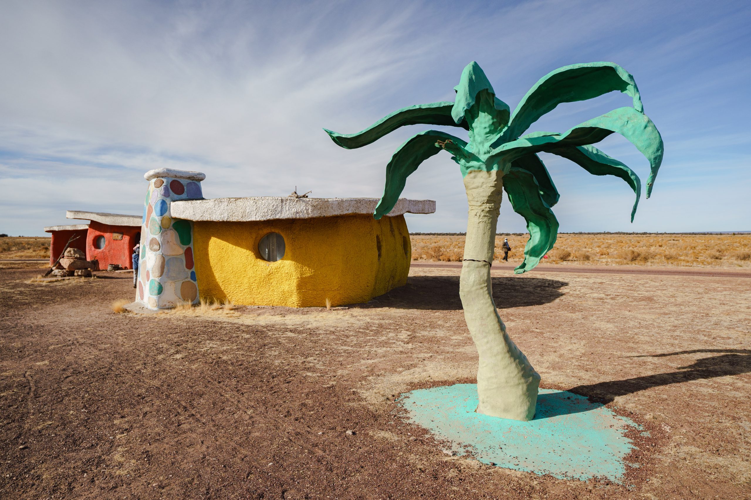 A general view of the atmosphere at Bedrock City Arizona, a Flintstones themed roadside attraction