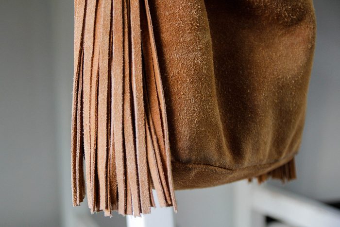 Suede bag