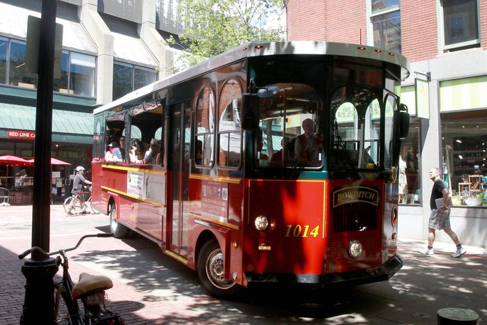 trolley ride In Salem, Mass.