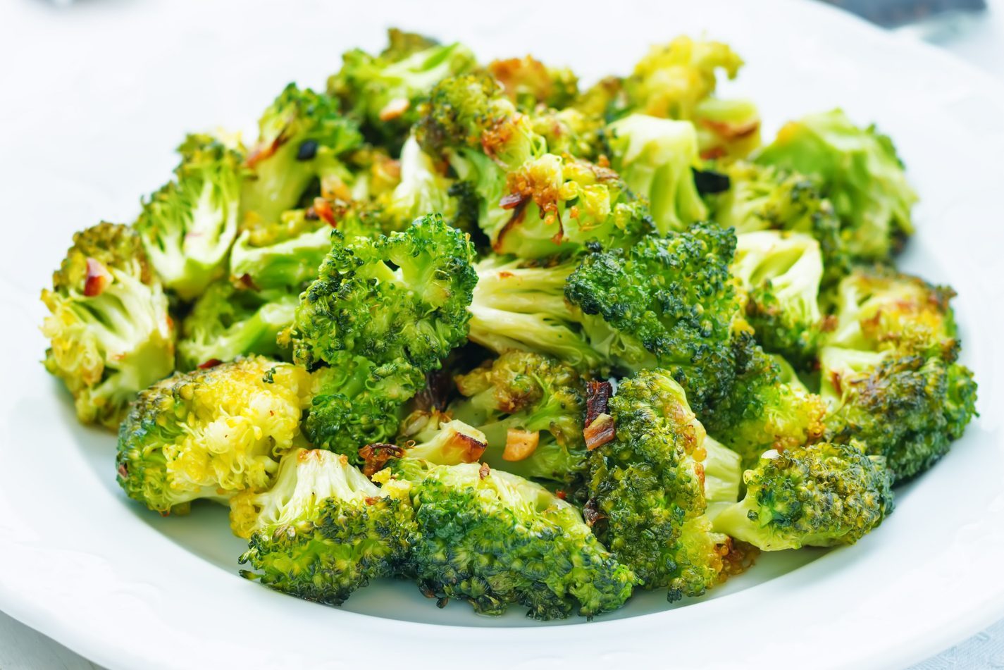 roasted broccoli with garlic