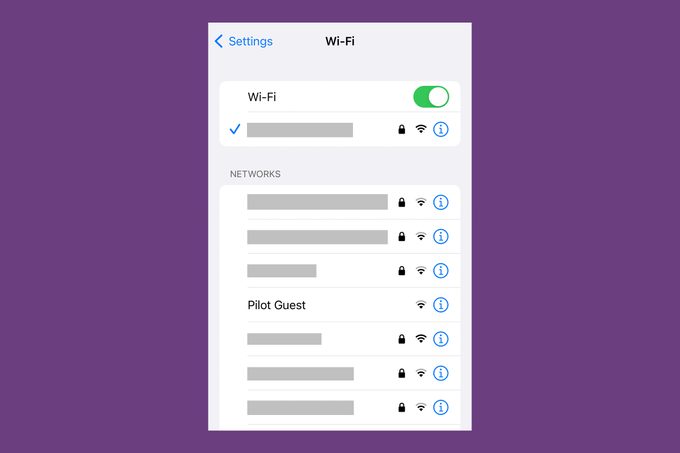 Suspicious wifi network