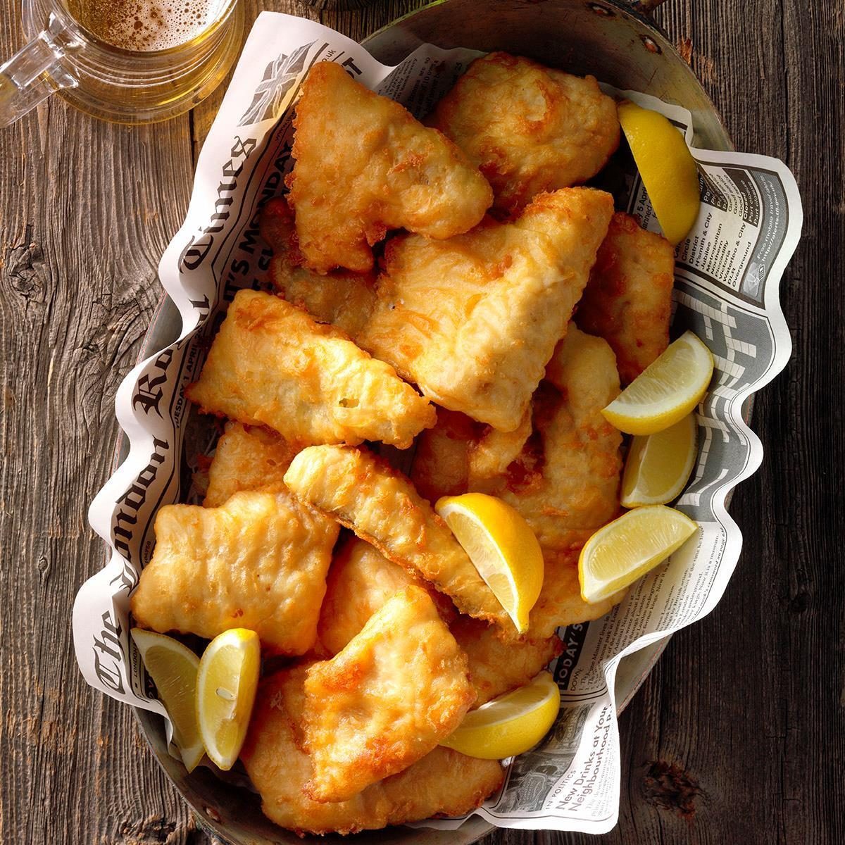 Lemon Batter Fish