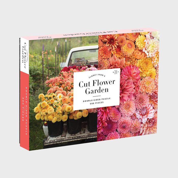 Galison Floret Farm's Double-Sided Puzzle