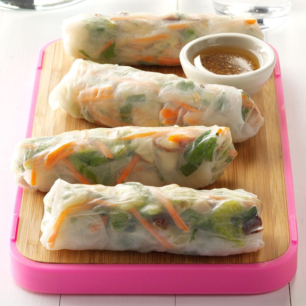 Pork & Vegetable Spring Rolls