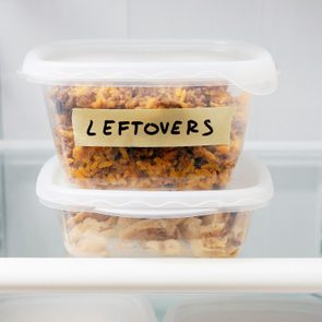 Leftovers In The Fridge